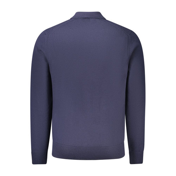 Hugo Boss Blue Wool Mens Sweater Hugo Boss Blue Wool Mens Sweater