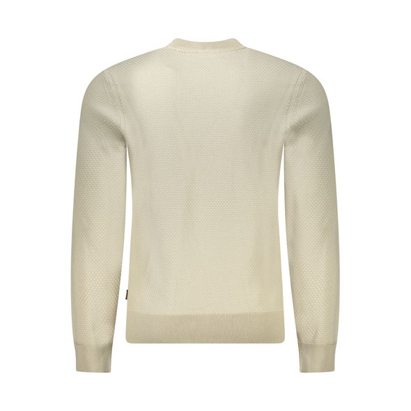Beige Cotton Men Sweater BO-34608 Beige Cotton Men Sweater BO-34608