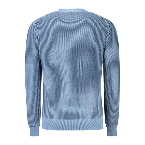 Blue Cotton Men Sweater BO-34616 Blue Cotton Men Sweater BO-34616
