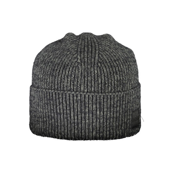 Black Polyamide Men Cap Black Polyamide Men Cap