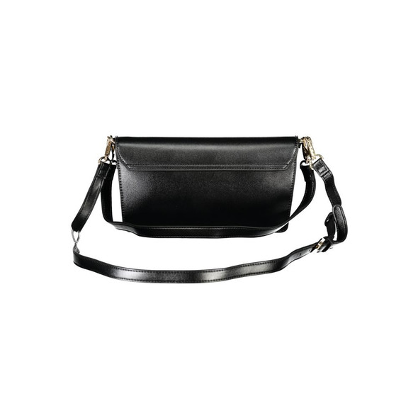 Black Polyethylene Women Handbag VA-34716 Black Polyethylene Women Handbag VA-34716