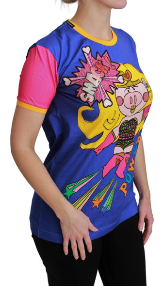 Purple PIG SUPERGIRL Top Cotton T-shirt Purple PIG SUPERGIRL Top Cotton T-shirt