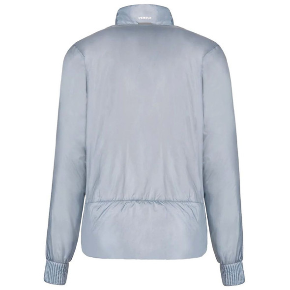 Light Blue Nylon Women Jacket PE-14556 Light Blue Nylon Women Jacket PE-14556