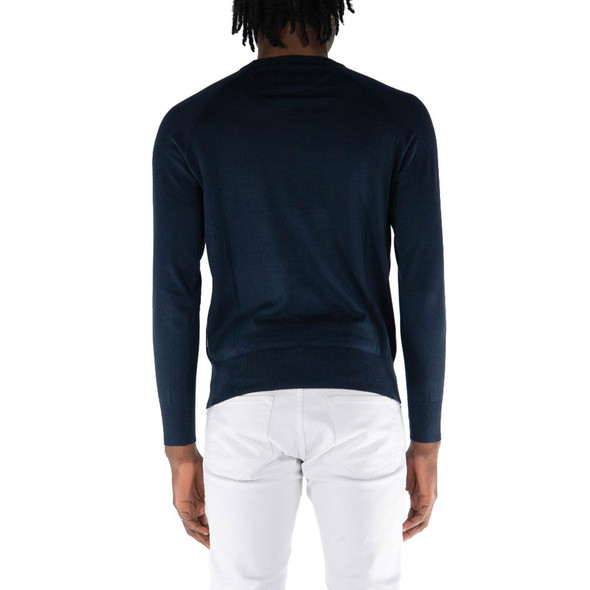 Blue Cotton Sweater PE-14566 Blue Cotton Sweater PE-14566