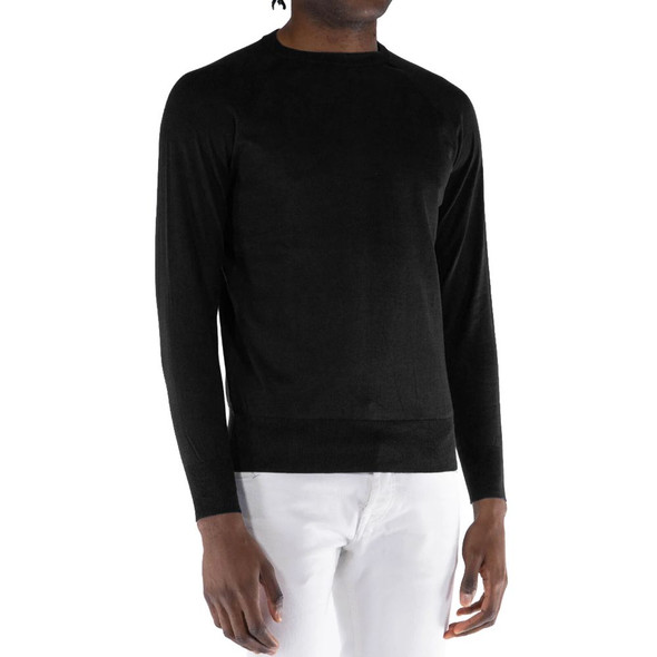 Black Cotton Sweater PE-14568 Black Cotton Sweater PE-14568