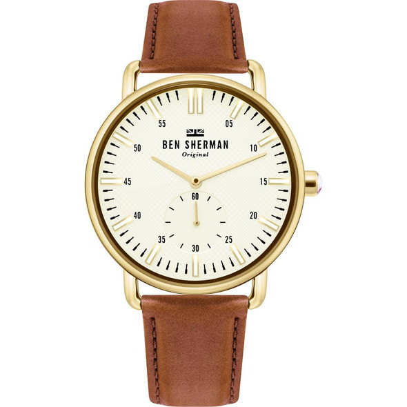 Brown Leather Watch BSWB033TGAC Brown Leather Watch BSWB033TGAC