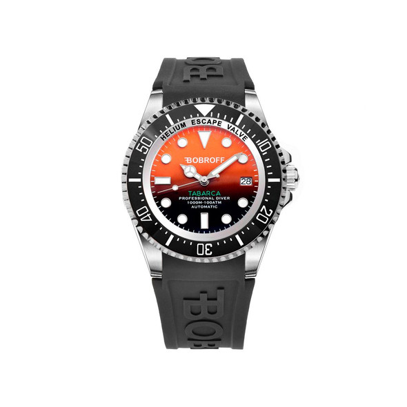 Black Rubber Watch BOBF0004BFSTNAC Black Rubber Watch BOBF0004BFSTNAC