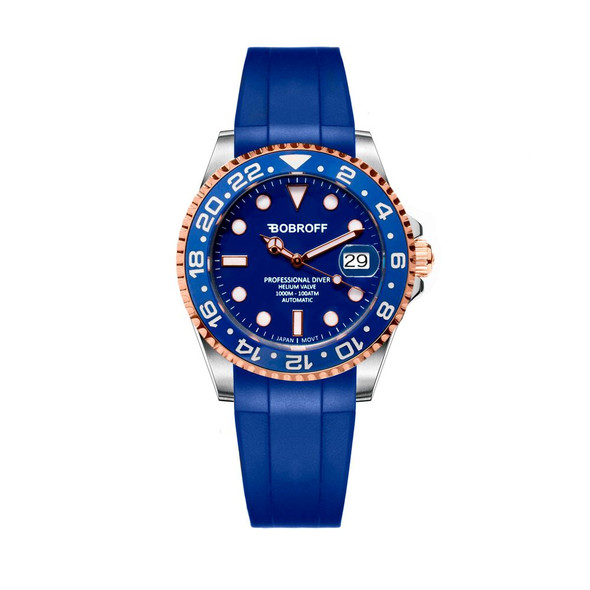 Black Rubber Watch BOBF0006CAAC Black Rubber Watch BOBF0006CAAC