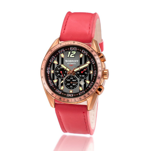 Red Leather Watch BOBF0016V2S011AC Red Leather Watch BOBF0016V2S011AC