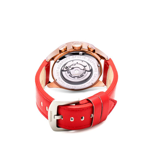 Red Leather Watch BOBF0016V2S011AC Red Leather Watch BOBF0016V2S011AC