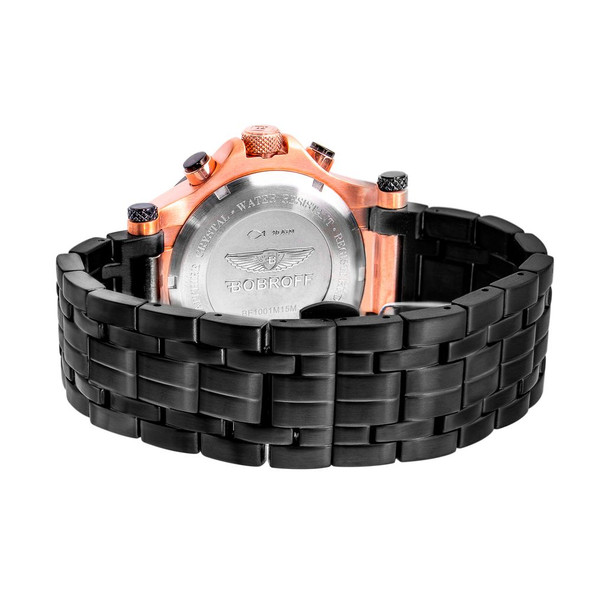 Black Stainless Steel Watch BOBF1001M15MAC Black Stainless Steel Watch BOBF1001M15MAC