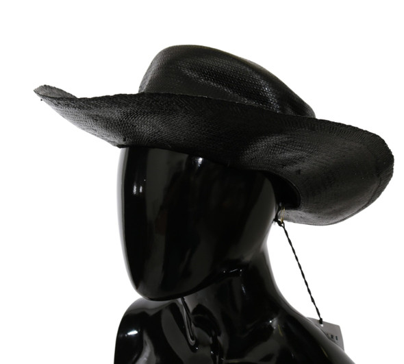 Black Wide Brim Cowboy Solid Hat Black Wide Brim Cowboy Solid Hat
