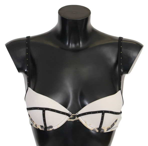 Just Cavalli White Polyester Spandex Push Up Bra Underwear Just Cavalli White Polyester Spandex Push Up Bra Underwear