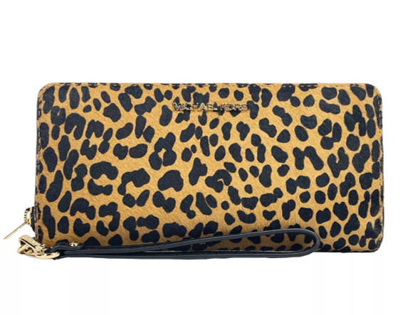 Jet Set Animal Print Continental Wristlet Wallet Jet Set Animal Print Continental Wristlet Wallet