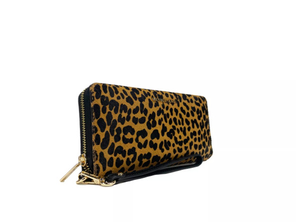 Jet Set Animal Print Continental Wristlet Wallet Jet Set Animal Print Continental Wristlet Wallet