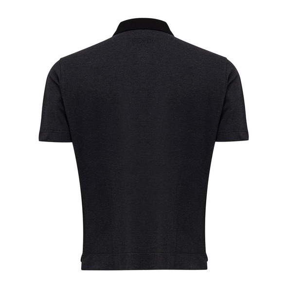 Black Cotton Polo Shirt FE-8584676 Black Cotton Polo Shirt FE-8584676