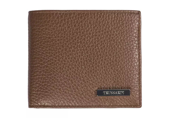 Trussardi Brown Leather Men Wallet Trussardi Brown Leather Men Wallet