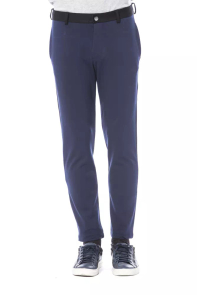 Blue Viscose Men's Pant Blue Viscose Men's Pant