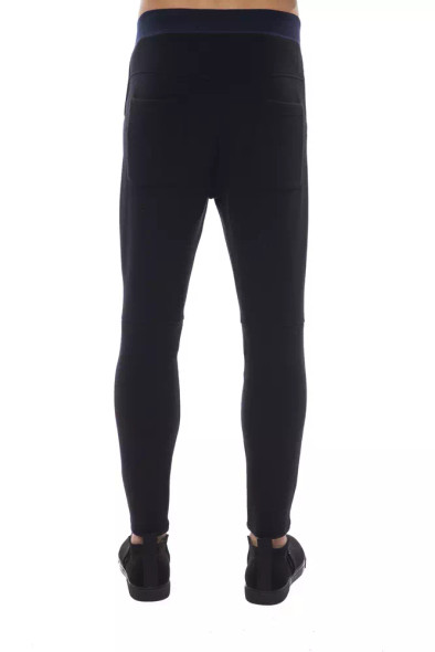 Black Viscose Men Pant Black Viscose Men Pant