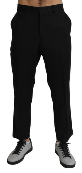 Black Cotton Wool Formal Dress Pants Black Cotton Wool Formal Dress Pants