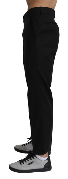 Black Cotton Wool Formal Dress Pants Black Cotton Wool Formal Dress Pants