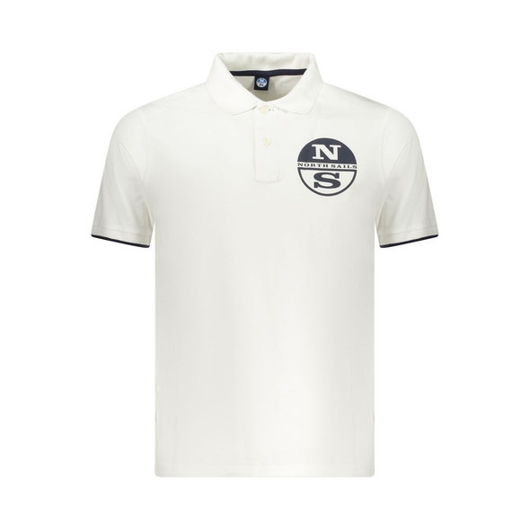 North Sails White Cotton Men Polo Shirt North Sails White Cotton Men Polo Shirt