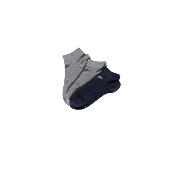 Emporio Armani Underwear Blue Cotton Sock EM13477800010RO Emporio Armani Underwear Blue Cotton Sock EM13477800010RO