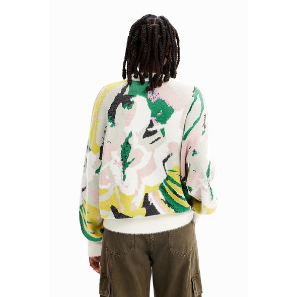 Cream Polyamide Sweater Cream Polyamide Sweater