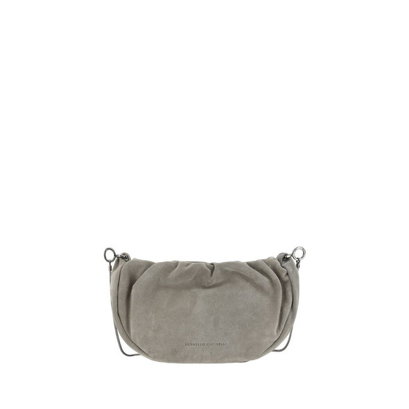 Brunello Cucinelli Suede Shoulder Bag Brunello Cucinelli Suede Shoulder Bag