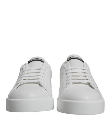 White Black Logo Portofino Sneaker Shoes White Black Logo Portofino Sneaker Shoes