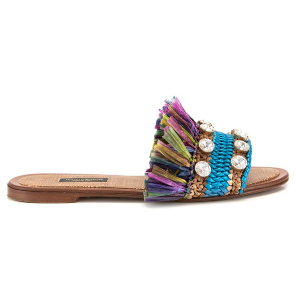 Multicolor Lambskin Women Sandal Multicolor Lambskin Women Sandal