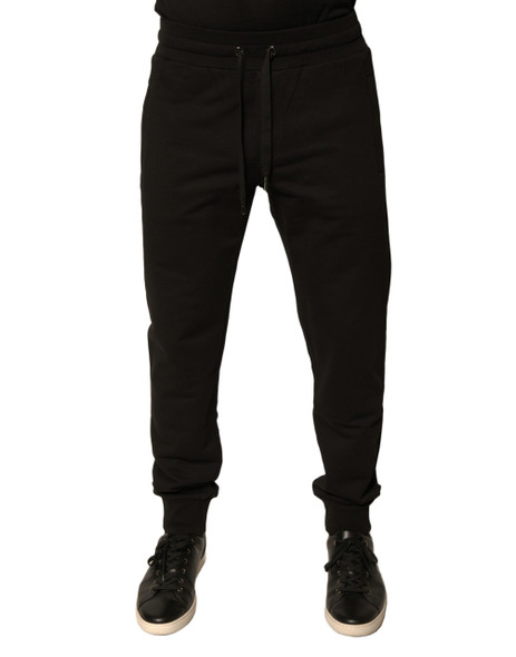 Black Cotton Jogger Men Sweatpants Pants PAN75666 Black Cotton Jogger Men Sweatpants Pants PAN75666