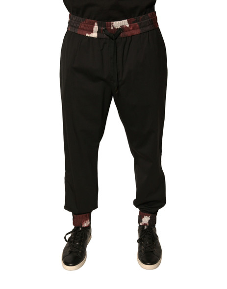 Black Camouflage Wool Jogger Sweatpants Pants Black Camouflage Wool Jogger Sweatpants Pants