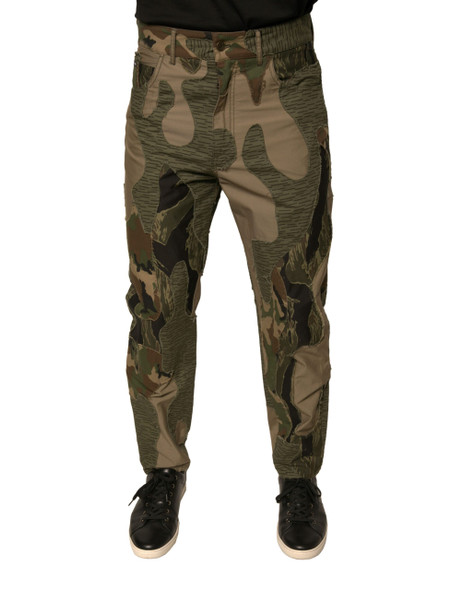 Dolce & Gabbana Multicolor Camouflage Cotton Pants Dolce & Gabbana Multicolor Camouflage Cotton Pants