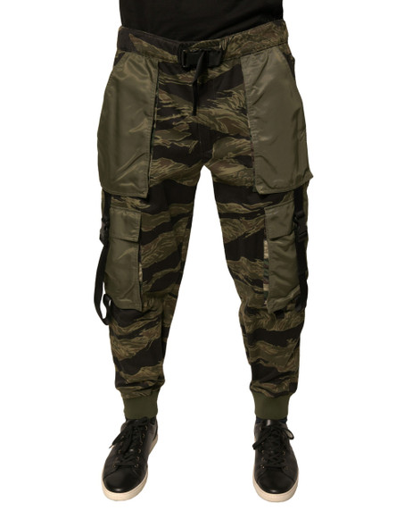 Green Cotton Jogger Cargo Pants PAN75694 Green Cotton Jogger Cargo Pants PAN75694