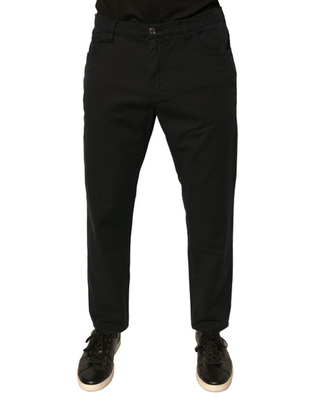 Dolce & Gabbana Black Logo Cotton Stretch Skinny Denim Jeans PAN75759 Dolce & Gabbana Black Logo Cotton Stretch Skinny Denim Jeans PAN75759