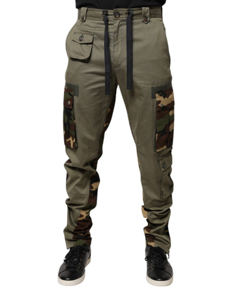 Dolce & Gabbana Multicolor Patchwork Camouflage Cargo Pants PAN75918 Dolce & Gabbana Multicolor Patchwork Camouflage Cargo Pants PAN75918