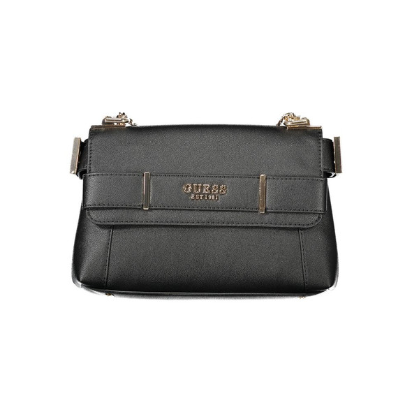 Guess Jeans Black Polyethylene Women Handbag GU-34837 Guess Jeans Black Polyethylene Women Handbag GU-34837