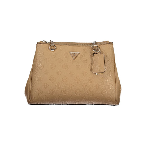 Guess Jeans Beige Polyethylene Women Handbag GU-35253 Guess Jeans Beige Polyethylene Women Handbag GU-35253