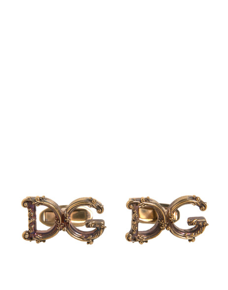 Gold Tone 925 Sterling Silver DG Logo Cufflink Gold Tone 925 Sterling Silver DG Logo Cufflink