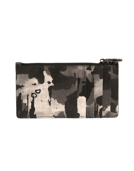 Multicolor Camouflage Logo Plaque Coin Purse Wallet Multicolor Camouflage Logo Plaque Coin Purse Wallet