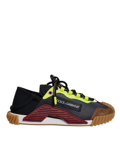 Dolce & Gabbana Multicolor Nylon Low Top NS1 Sneakers Shoes MV7966 Dolce & Gabbana Multicolor Nylon Low Top NS1 Sneakers Shoes MV7966