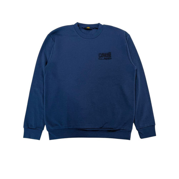 Cavalli Class Blue Polyester Men Sweater Cavalli Class Blue Polyester Men Sweater