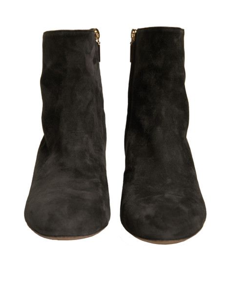 Black Embellished Heel Ankle Boots Shoes Black Embellished Heel Ankle Boots Shoes
