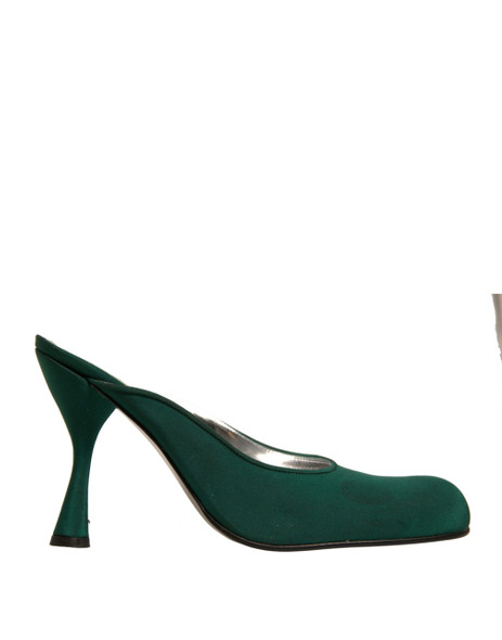 Dolce & Gabbana Green Suede Leather High Heel Pumps Shoes Dolce & Gabbana Green Suede Leather High Heel Pumps Shoes