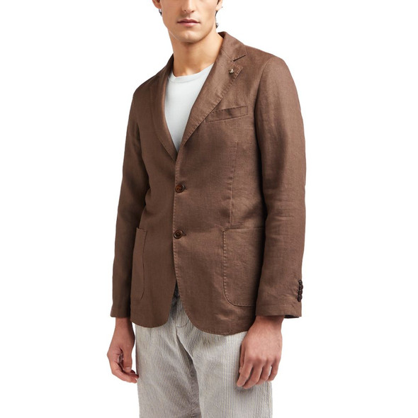 Brown Linen Blazer Brown Linen Blazer