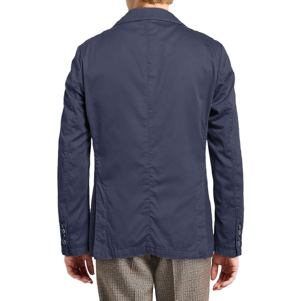 Blue Cotton Blazer AT-14629 Blue Cotton Blazer AT-14629