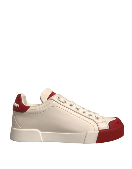 Shoes White Leather Logo Portofino Sneakers Shoes White Leather Logo Portofino Sneakers
