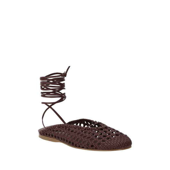 Leather net-effect Mules Leather net-effect Mules