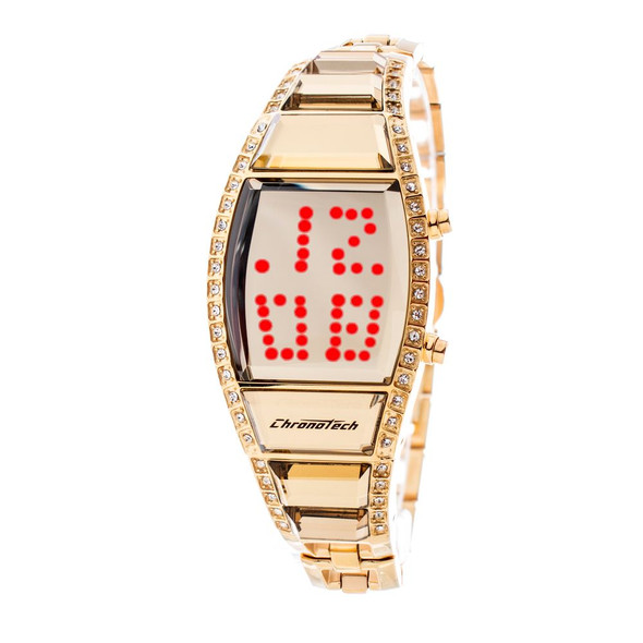 Chronotech Gold Stainless Steel Watch Chronotech Gold Stainless Steel Watch